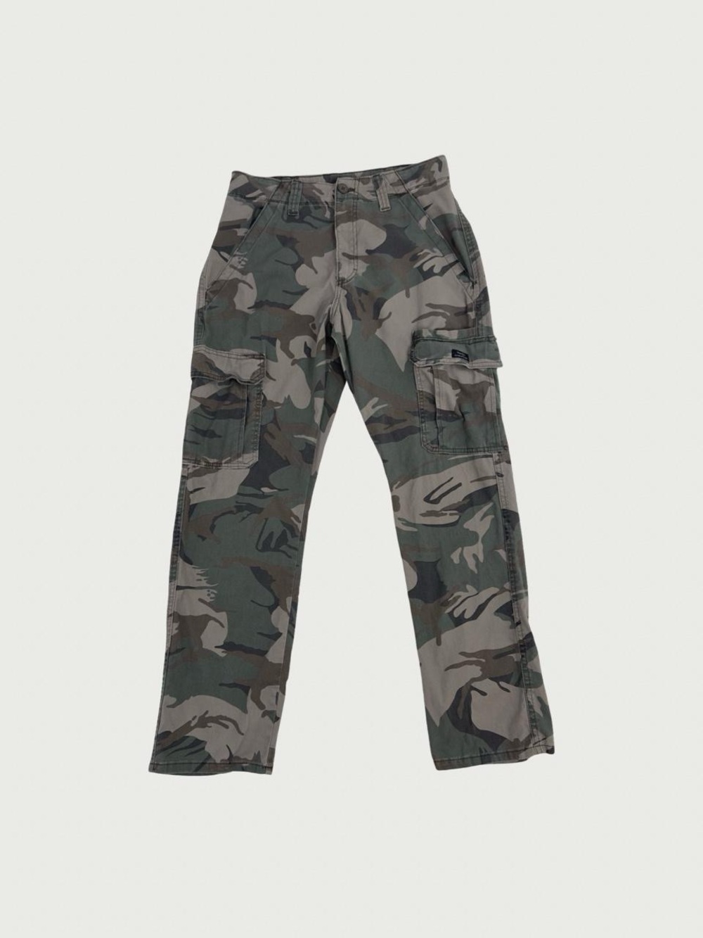 Relaxed Fit Camo Cargo Pants